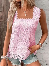 UK Ladies Vest Cami Lace Tank