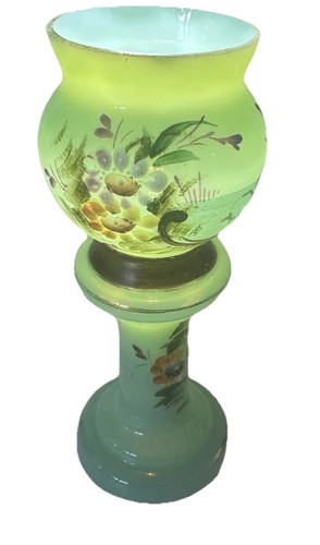 Antique victorian opaline vase - antique,