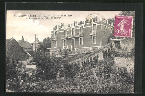 Old postcard bourbon - postcard, bourbon-lancy,