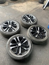 NISSAN JUKE F15 2014-2018 SET OF  ALLOY WHEELS & TYRES  17 INCH 215-55-17 1KA2A