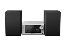 Panasonic Micro HiFi System SC-PM702EB-S CD DAB FM Radio Bluetooth Silver