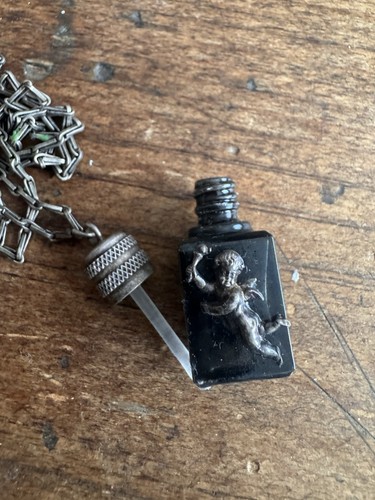Lvp perfume bottle - perfume, necklace