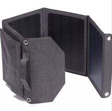 NEW ET-28W Portable Foldable Solar Panel Charger In Grey -Z03