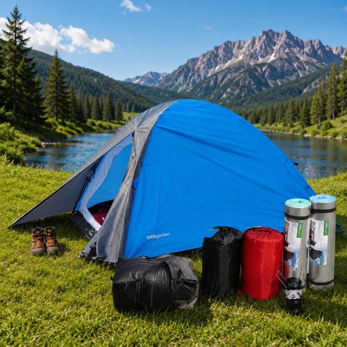 Person camping starter - camping, set
