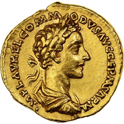 1021658 commodus aureus - commodus,,