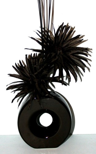 Artificial flowers black - artificial,