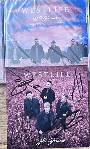 Westlife signed wild dreams - signed,