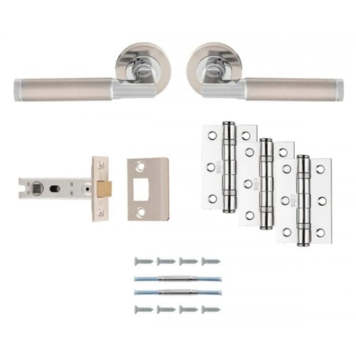 Door handle pack chrome - door,