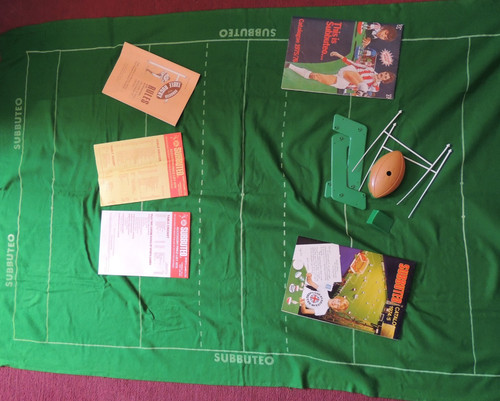 Vintage subbuteo rugby pitch - vintage,