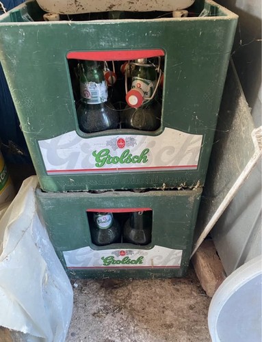 Grolsch swing top glass - swing-top, beer