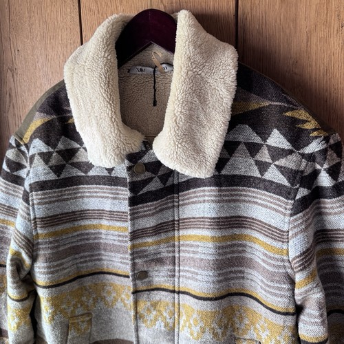 Zara mens aztec jacket - aztec, s