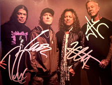 METALLICA Band Singed 8x10