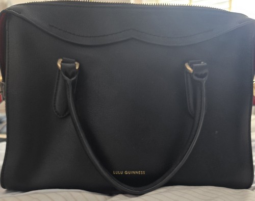 Lulu guinness black leather - lulu,