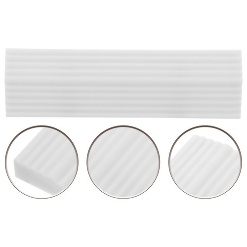 White rubber threshold ramp - white,