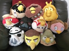 Angry Birds Star Wars Plush Bundle X 10,Commonwealth 2012 & 2013,VGC & BNWT