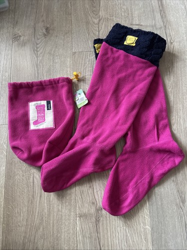 Joules welly socks pink navy - socks,
