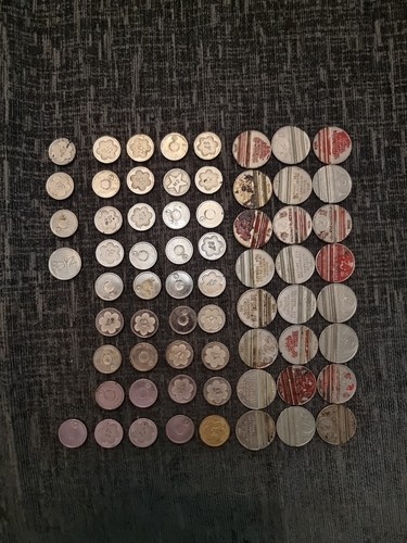 Token coins job lot - job, car