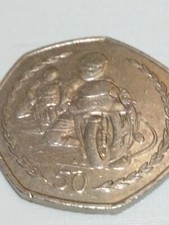 RARE 50P UK coin Isle Of Man
