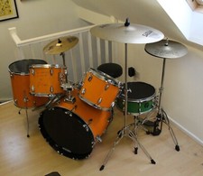 Ed Sheeran's Hand Signed Autographed Teenage Drum Kit RARE Played