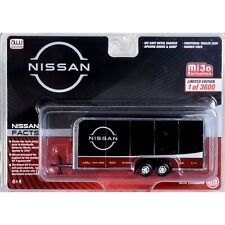 1:64 Nissan Enclosed Car Trailer by Auto World in MultiColour AWCP7800