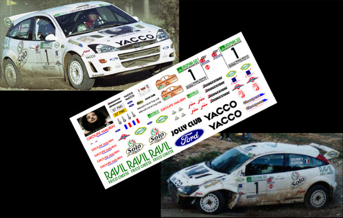 Decals ford focus wrc - 1/43],