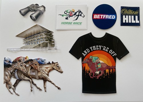 Horse racing theme shirt - racing,