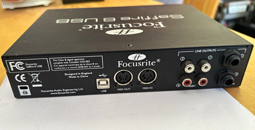 Focusrite saffire usb audio - focusrite,