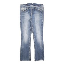 VIGOSS Womens Slim Blue Denim