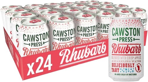 Cawston press rhubarb - press, fizzy