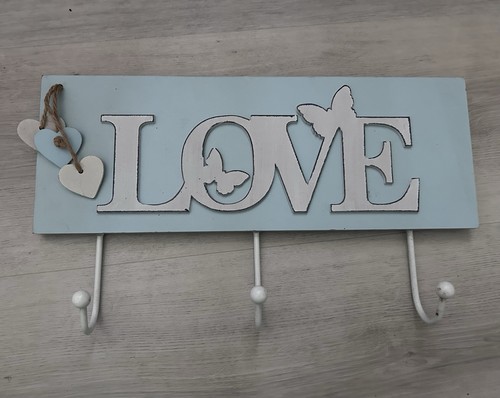 Shabby chic wooden love wall - shabby,