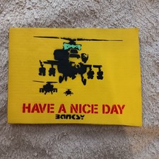 Banksy original artwork signed -  2015 Dismaland with ticket Have a nice day