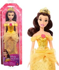 Mattel Disney Princess Dolls, Belle Posable Fashion Doll with Sparkling... 