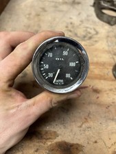Smiths Vintage Oil Gauge Classic Bike Or Car BSA/Royal Enfield Etc Untested 