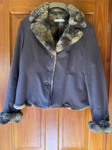 Vintage kaliko brown fake - kaliko, fur