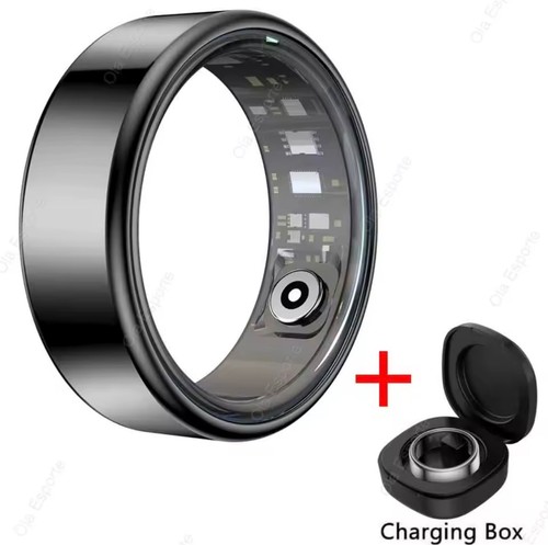 Smart ring with charging case - smart,