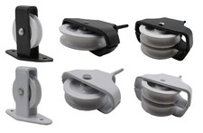 Single Double Line Pulley Wheel (Screw In Plate Indoor Washing Airer Drying)