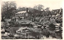 US5048 Canada Rock Garden and Fish Pond, Oakes Garden Theatre Niagara Falls