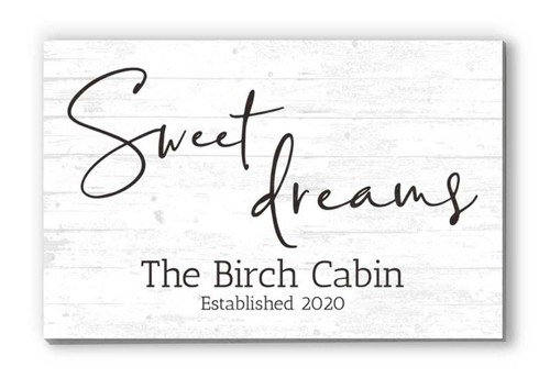 Sweet dreams sign - sweet,