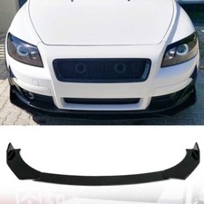 Gloss Black Front Bumper Splitter Spoiler Lip For Volvo C30 C40 C70 S40 S60 S90