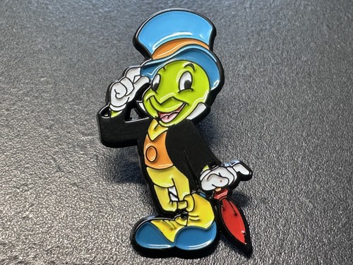 Jiminy cricket enamel pin - cricket,
