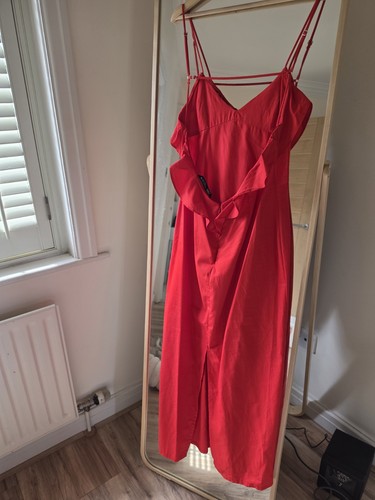 Zara red dress size - dress,
