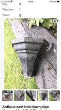 Old Cast Iron Hopper Ideal Planter 
