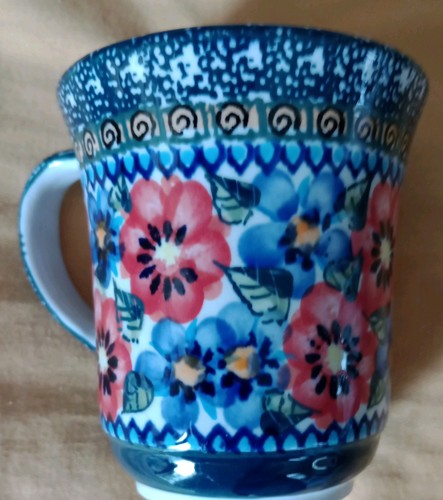Polish stoneware pottery - , mug