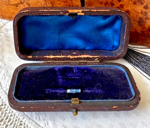 Antique burgundy tooled - antique,