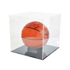 Clear basketball display case - clear,