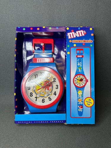Watch wall clock 36 in - m&m's,