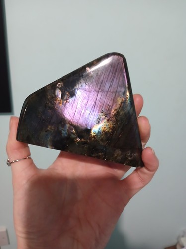 Purple labradorite freeform - purple,