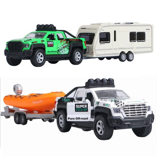 Pickup truck with speed - truck, boat