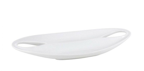 White porcelain tray dinner