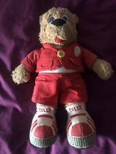 Butlins Billy Bear. Red Coat Teddy Plush Soft Toy 13" tall. Great Condition.